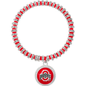 Ohio State University OSU BRACELET Buckeyes CHARM